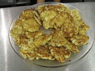 A beautiful platter of potato pancakes